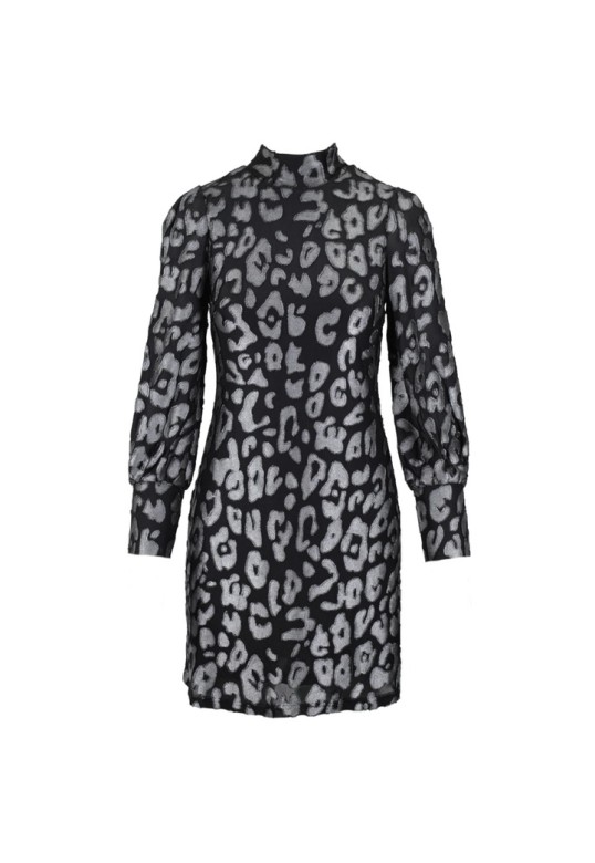 Leo short dress silver