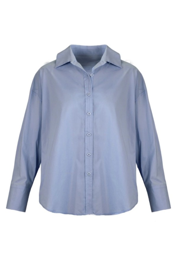 Cotton plain shirt Frost