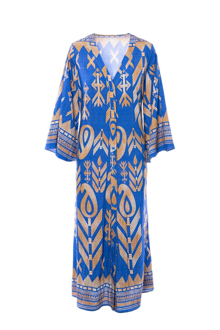 SANTORINI LONGDRESS BLUETTE