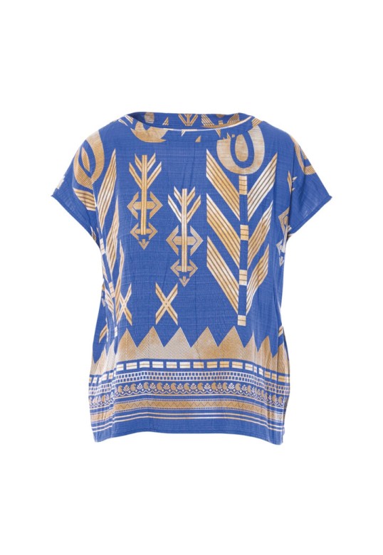 SANTORINI BLOUSE BLUETTE