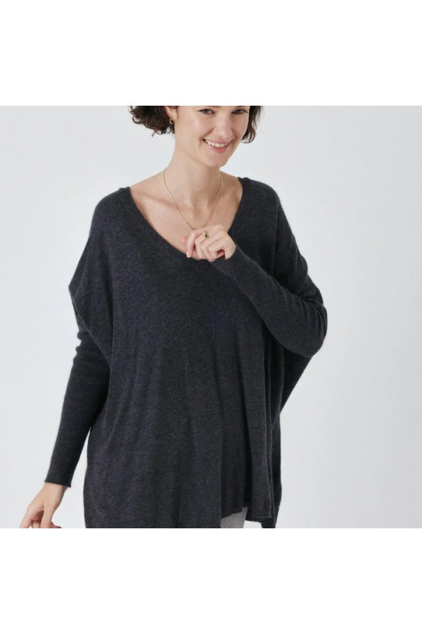 GABY SWEATER DARK GREY