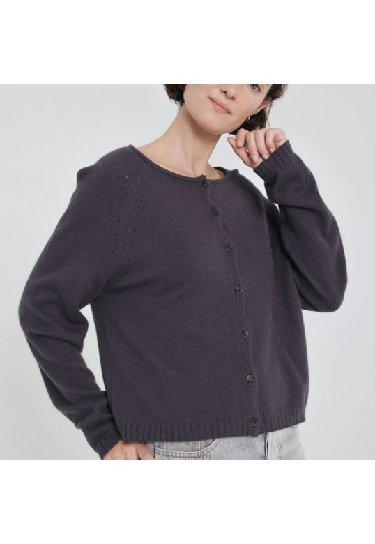 VIVIANE CARDIGAN DARK GREY