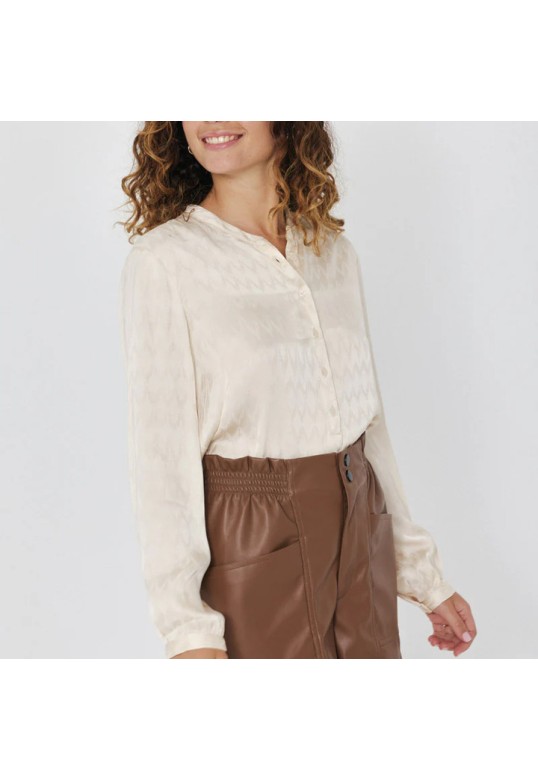 FIONNA BLOUSE BEIGE