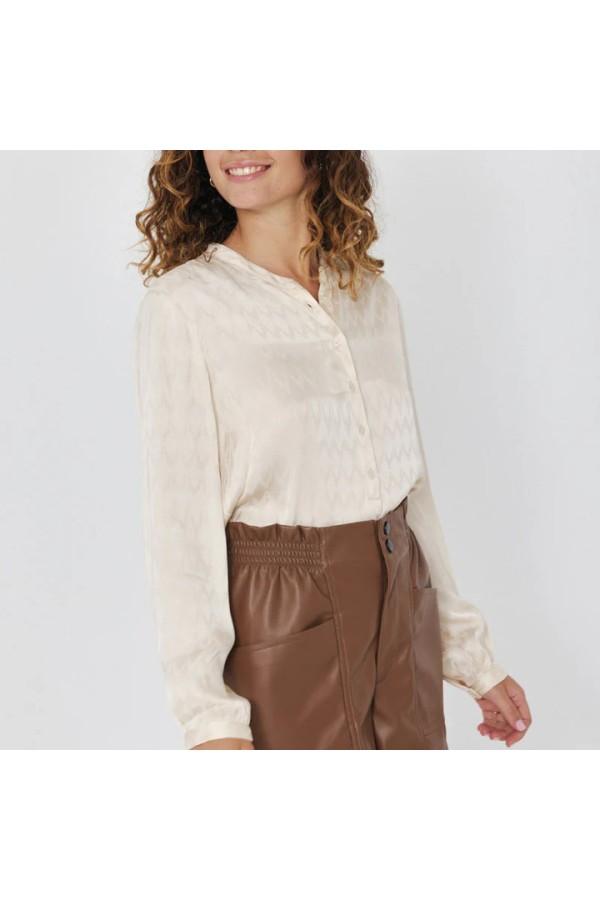 FIONNA BLOUSE BEIGE