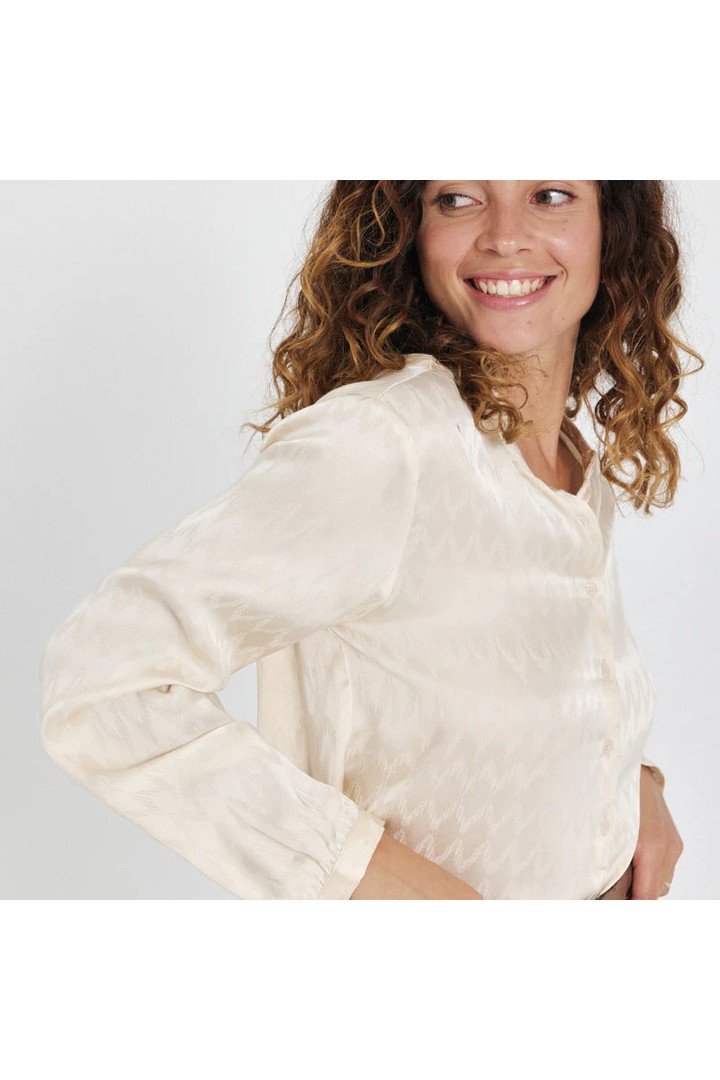 FIONNA BLOUSE BEIGE