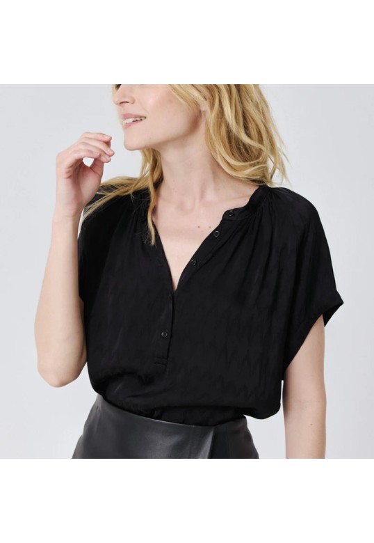 FLO BLOUSE BLACK