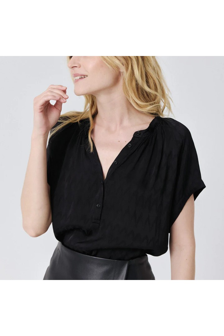 FLO BLOUSE BLACK