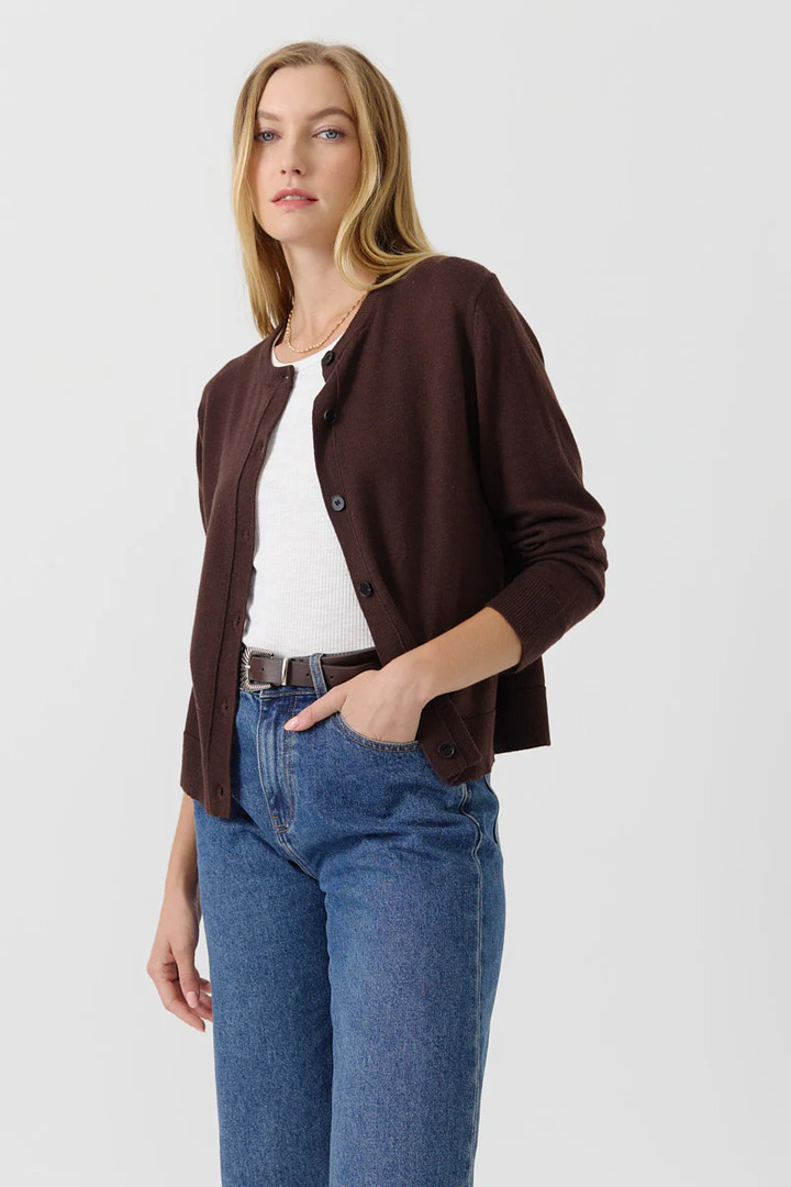 CARDIGAN CARMELA BROWN