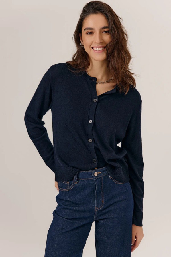 CARDIGAN CARMELA NAVY