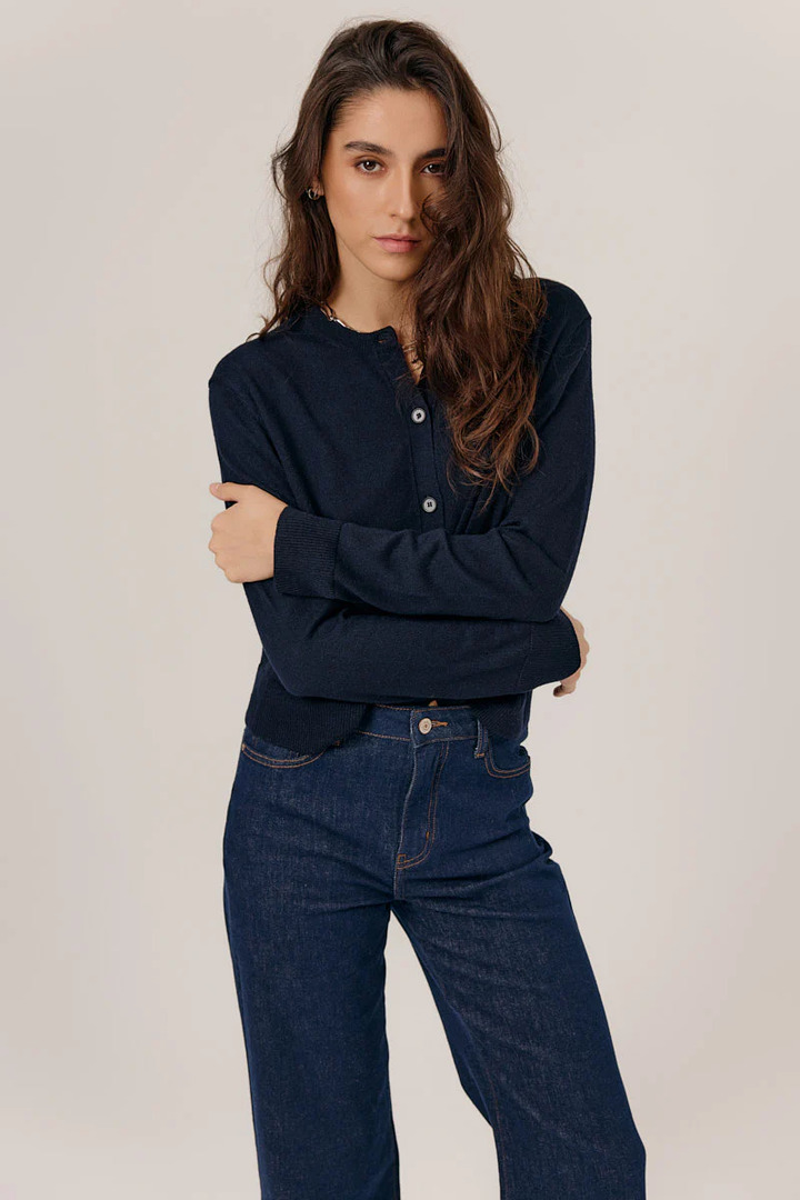 CARDIGAN CARMELA NAVY