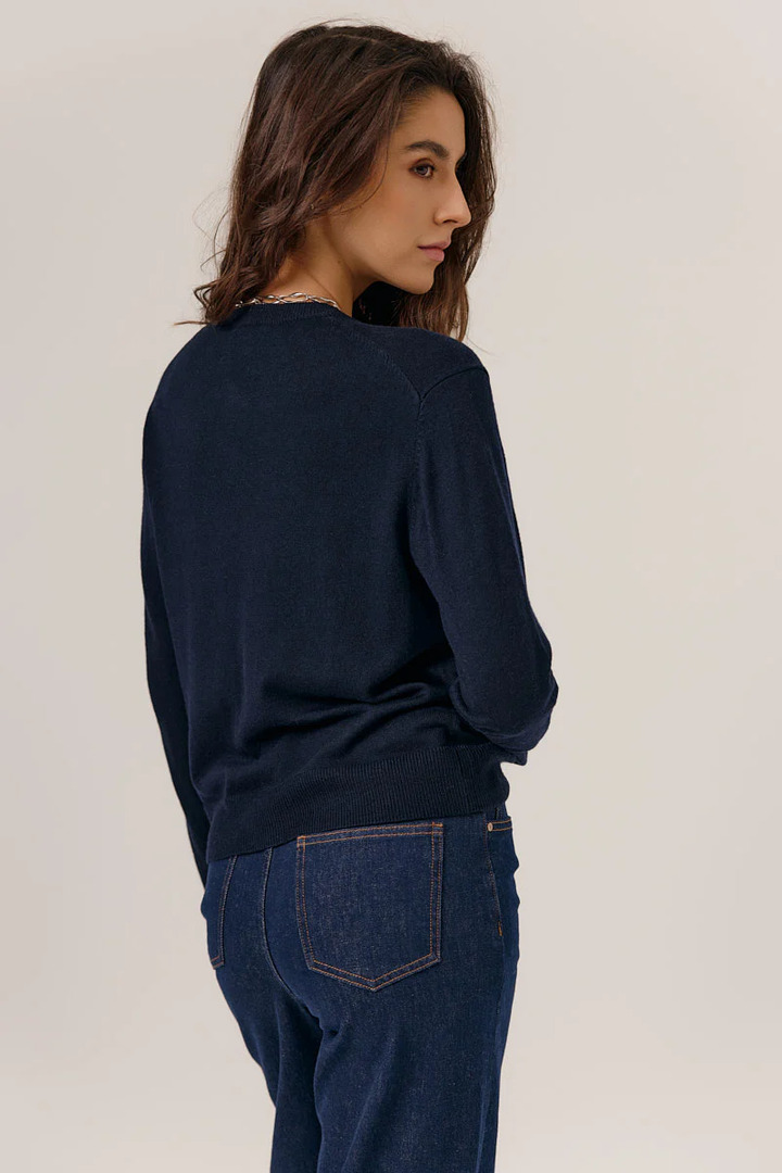 CARDIGAN CARMELA NAVY