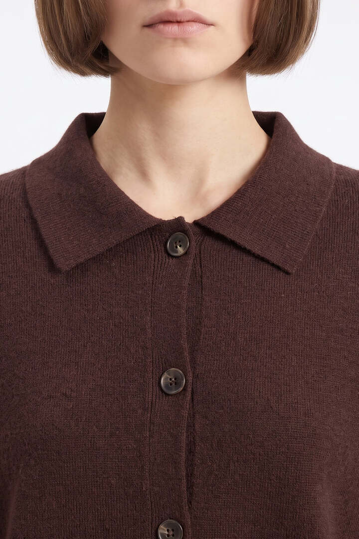 CARDIGAN GINGER BROWN