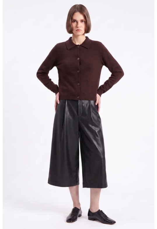 CARDIGAN GINGER BROWN