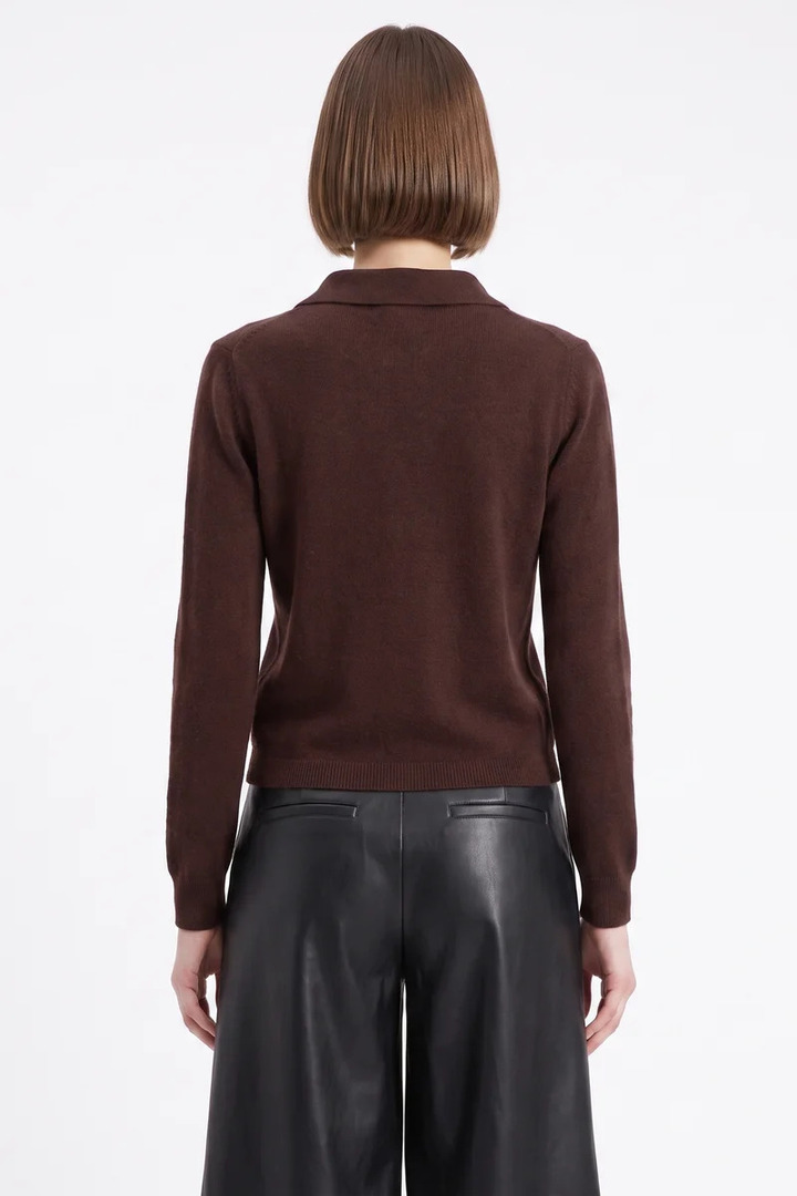 CARDIGAN GINGER BROWN