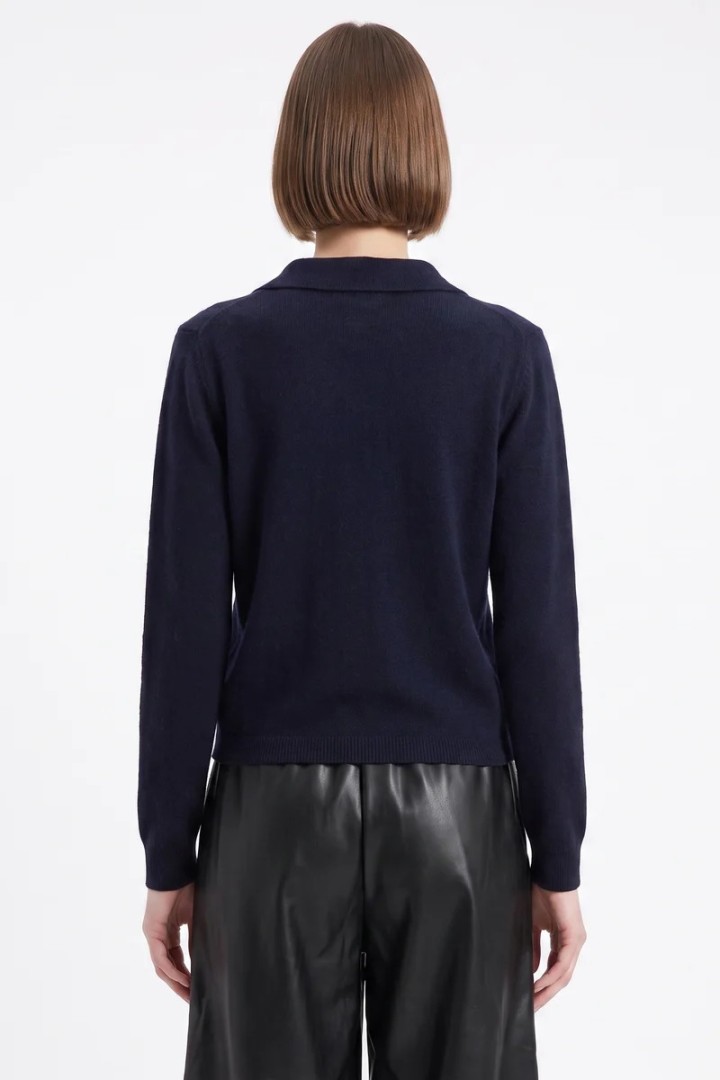 CARDIGAN GINGER NAVY