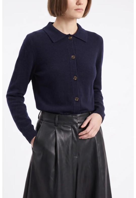 CARDIGAN GINGER NAVY