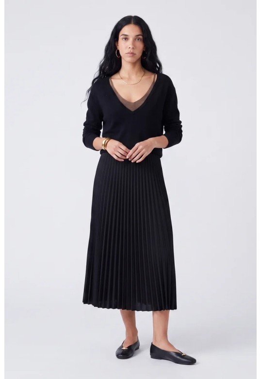 CLEANE SKIRT BLACK