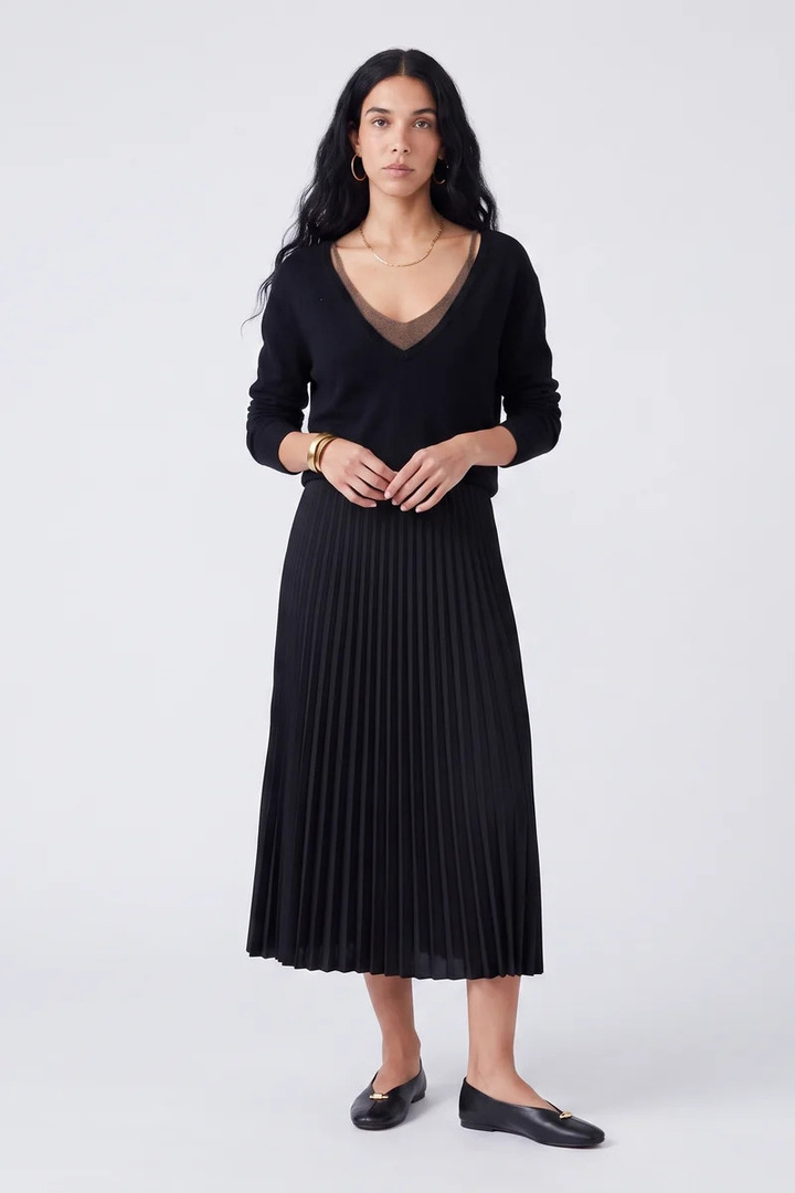 CLEANE SKIRT BLACK