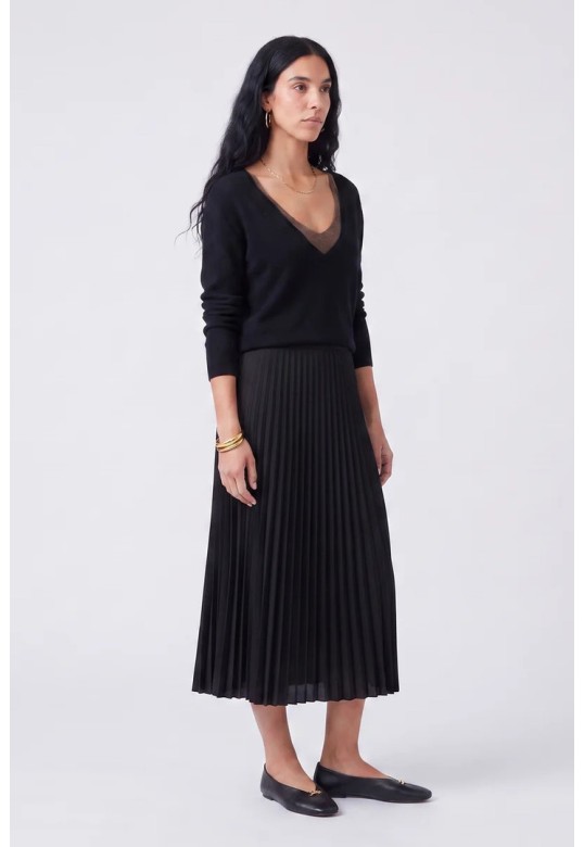 CLEANE SKIRT BLACK