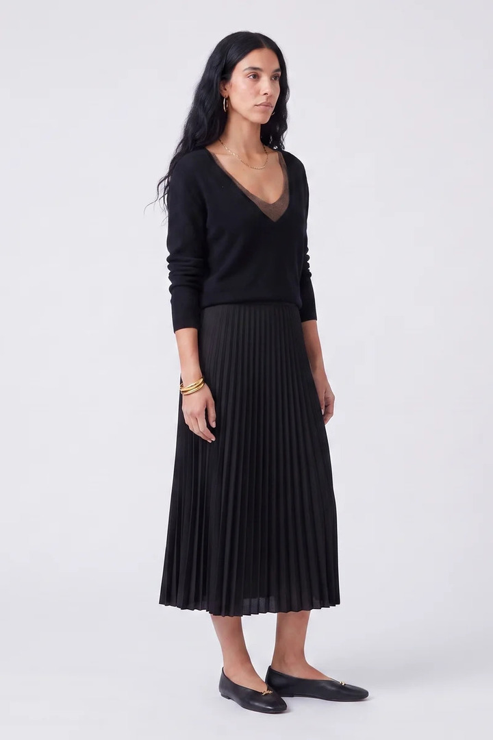 CLEANE SKIRT BLACK