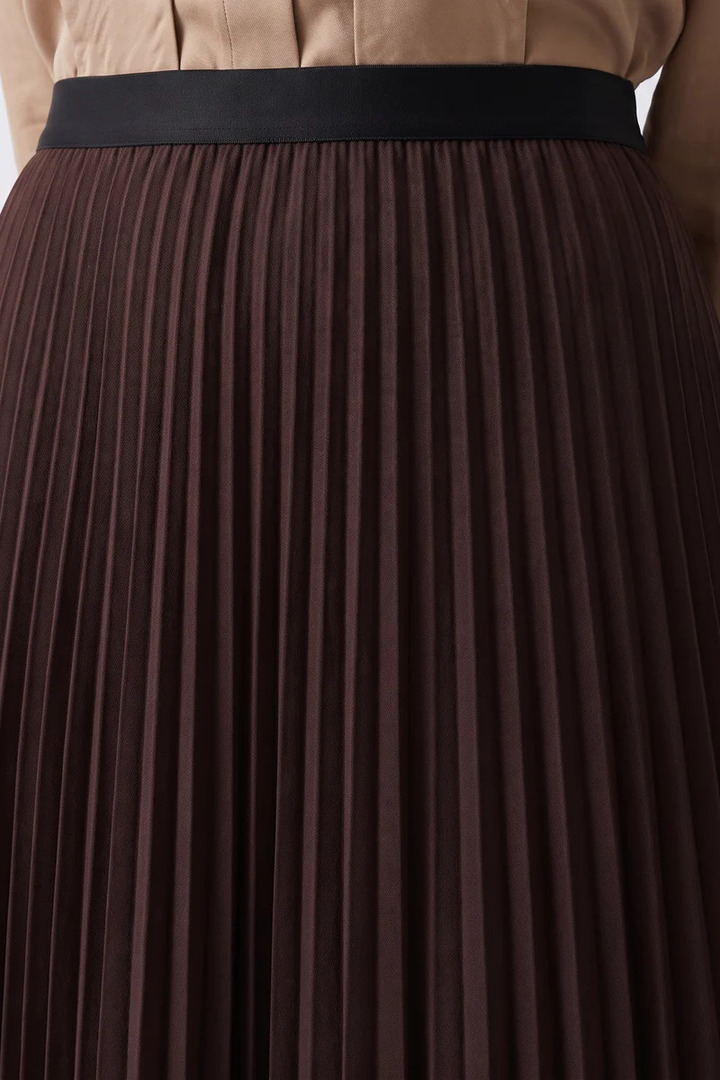 CLEANE SKIRT BROWN
