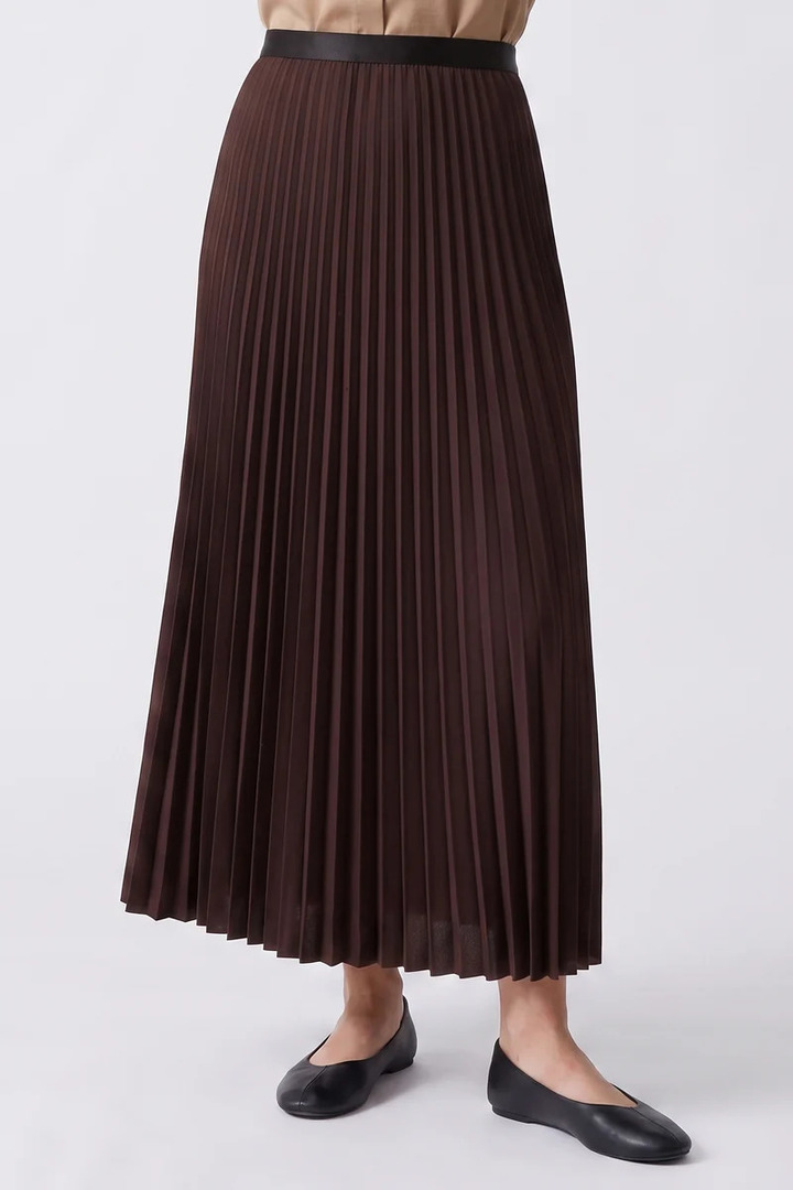 CLEANE SKIRT BROWN