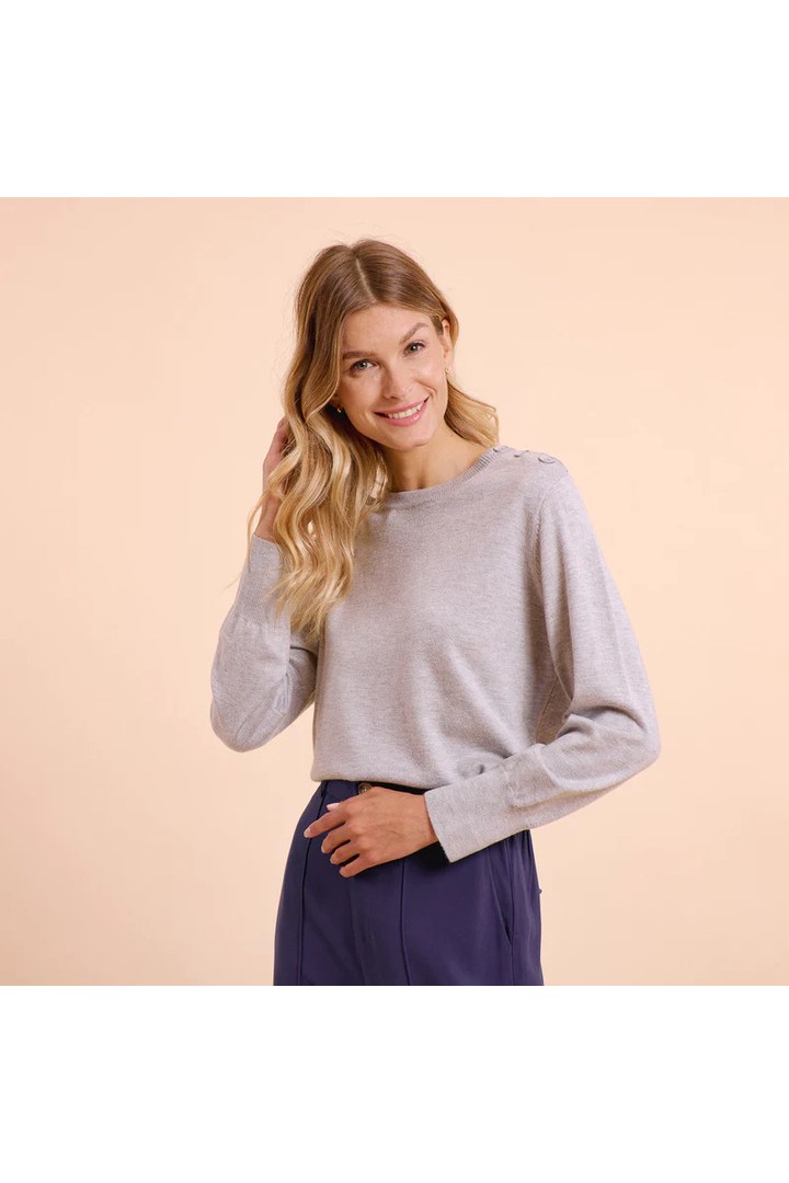 LYDIA SWEATER GRAY