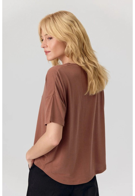 FRANCESCA T-SHIRT BROWN