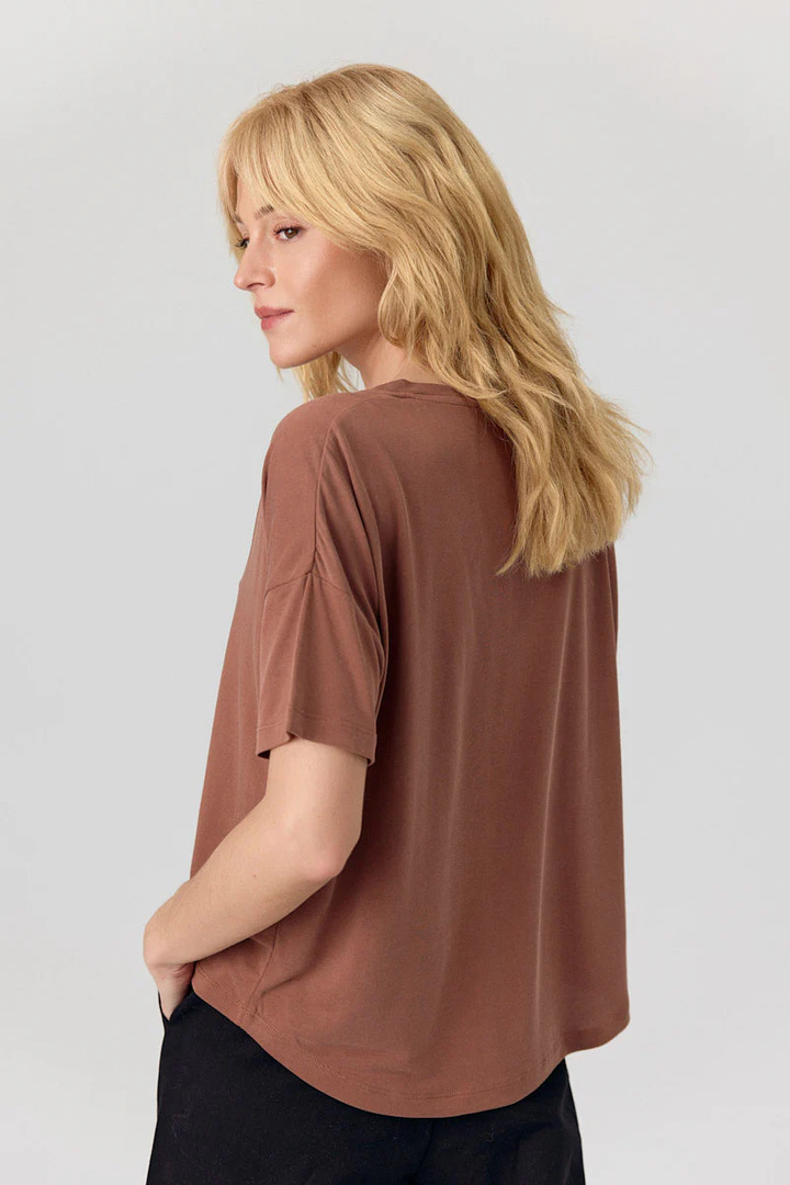 FRANCESCA T-SHIRT BROWN