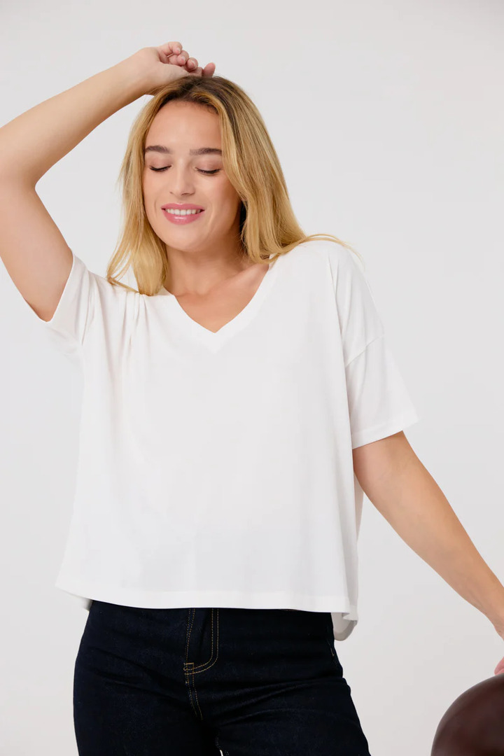 FRANCESCA T-SHIRT CREAM