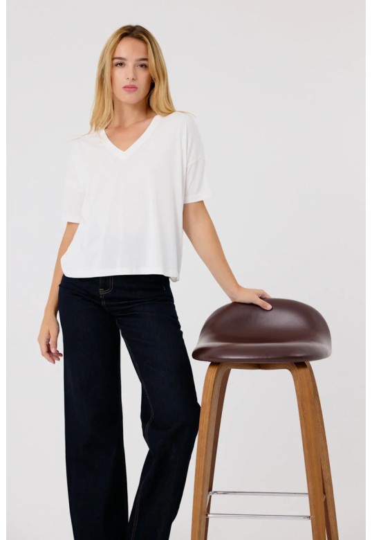 FRANCESCA T-SHIRT CREAM