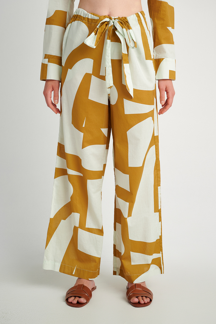 WIDE LEG PANTS OIL