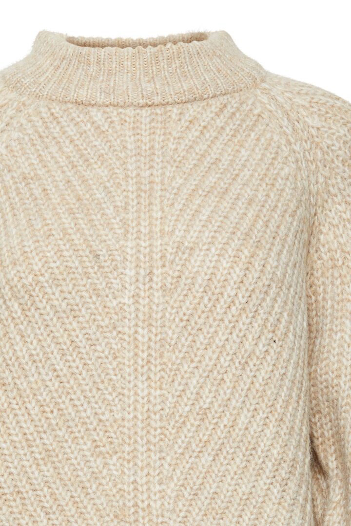 KNITTED PULLOVER  Cement Melange