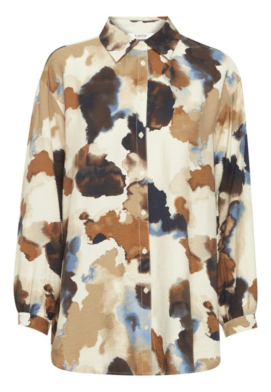 BYIHAMMA SHIRT BIRCH WATERCOLOR MIX