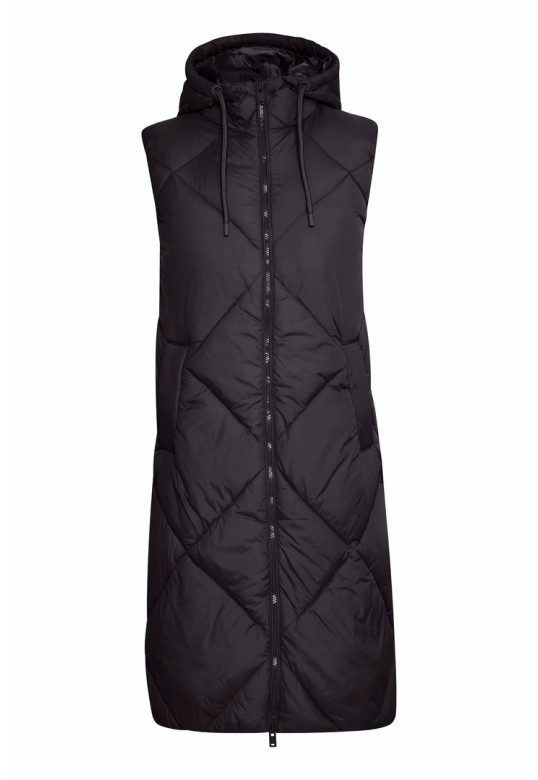 BYBOMINA WAISTCOAT OUTERWEAR BLACK