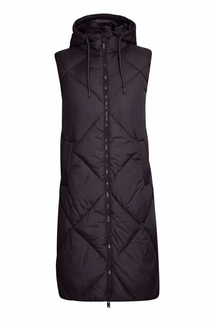 BYBOMINA WAISTCOAT OUTERWEAR BLACK