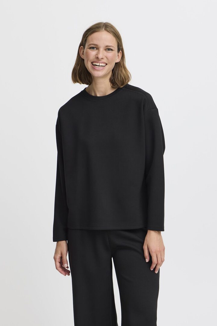 BYPUSTI SWEATSHIRT BLACK