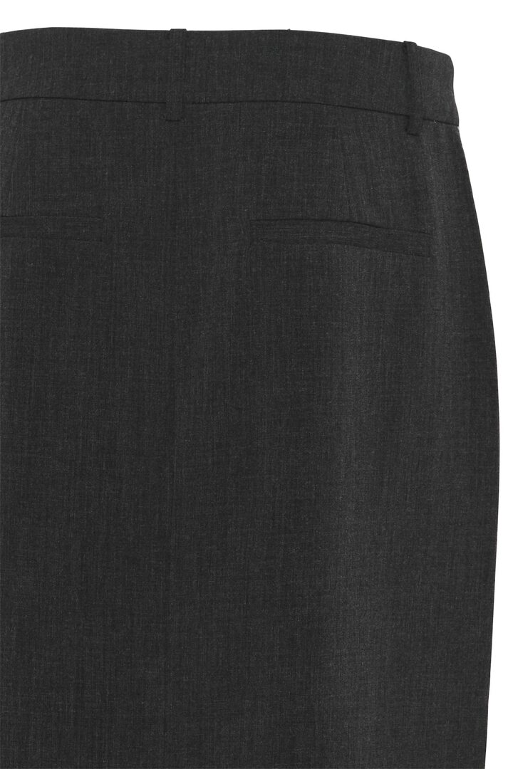 BYDANTA SKIRT BLACK MELANGE