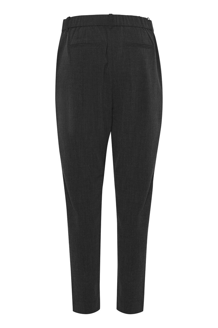 BYDANTA TROUSERS BLACK MELANGE