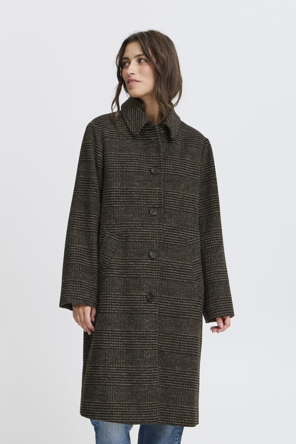 BYBOCCO COAT BLACK MIX