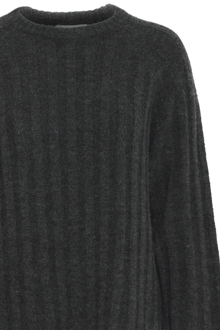 BYMARIANNE PULLOVER DARK GREY MELANGE