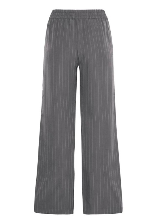 BYMMIDDE TROUSERS GREY MEL.PINSTRIPE MIX