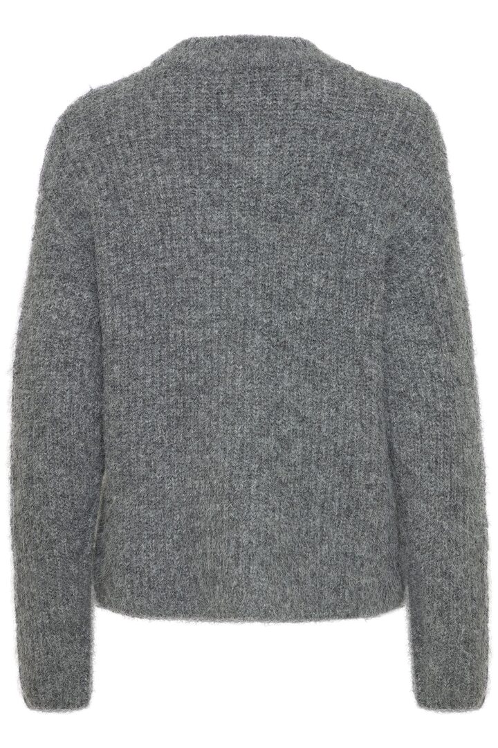 BYMILLER CARDIGAN MID GREY MELANGE