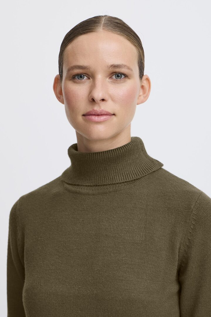 BYMANINA PULLOVER OLIVE NIGHT