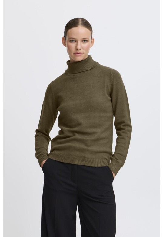 BYMANINA PULLOVER OLIVE NIGHT