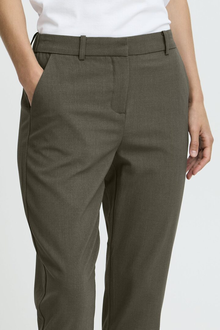 BYDANTA TROUSERS SEPIA TINT MELANGE