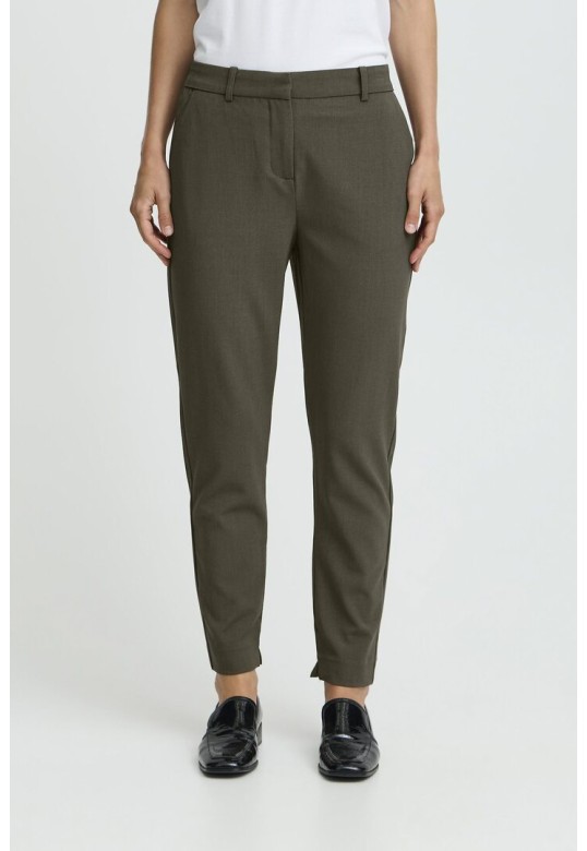 BYDANTA TROUSERS SEPIA TINT MELANGE