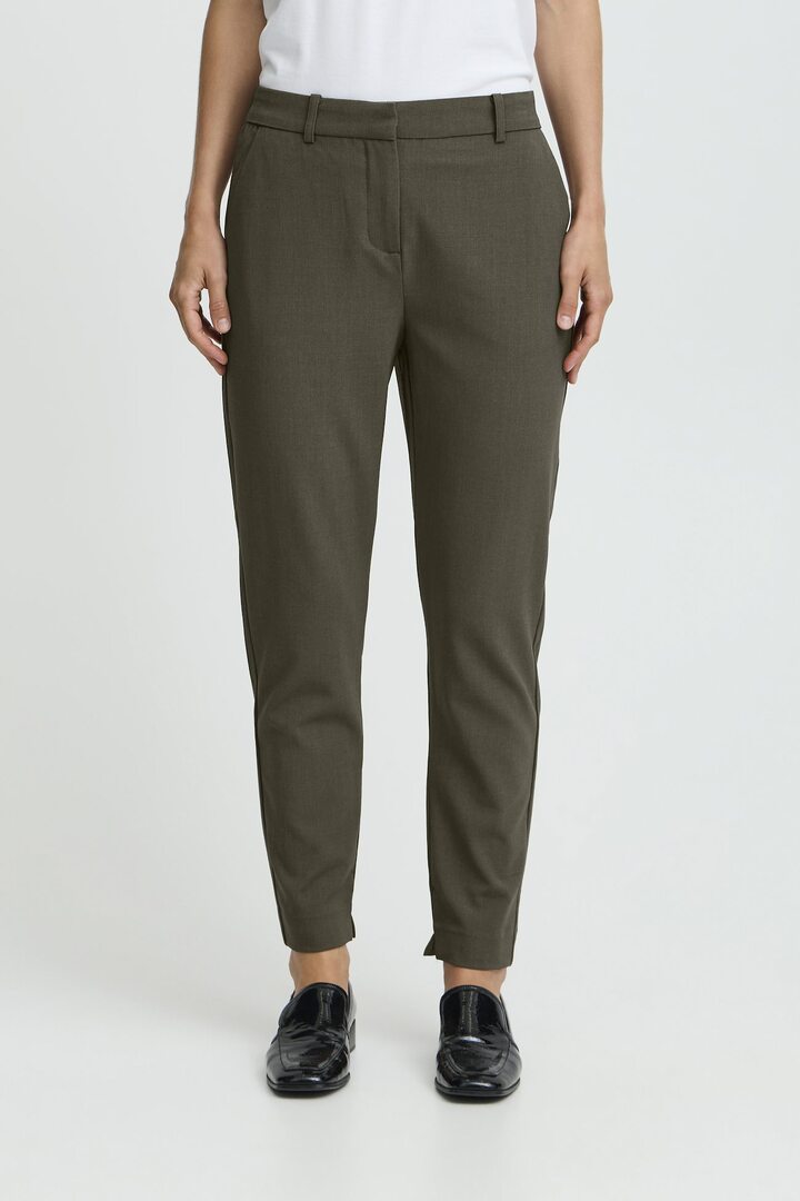 BYDANTA TROUSERS SEPIA TINT MELANGE