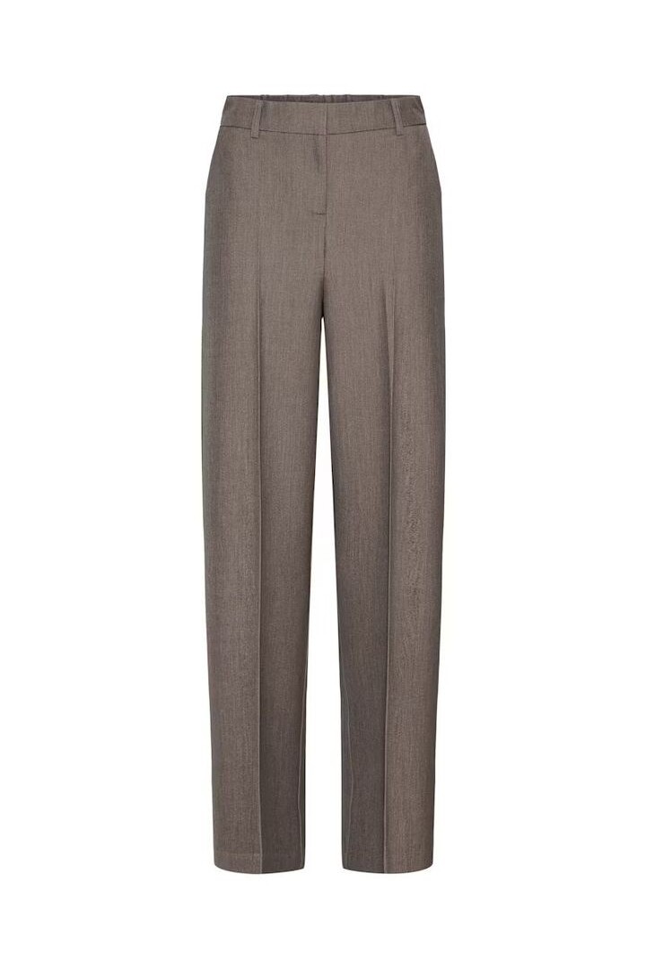 BYDANTA PANTS CASUAL WALNUT MELANGE