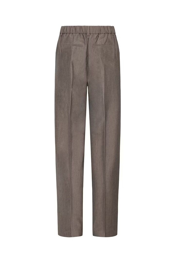 BYDANTA PANTS CASUAL WALNUT MELANGE
